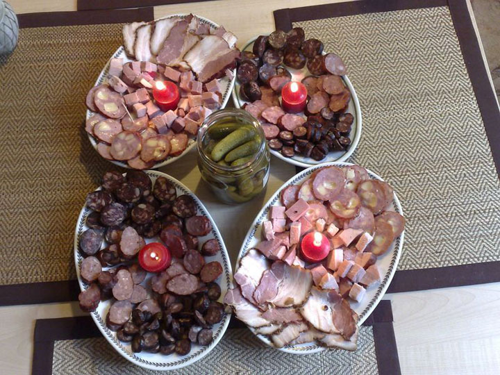 Funny advent wreath